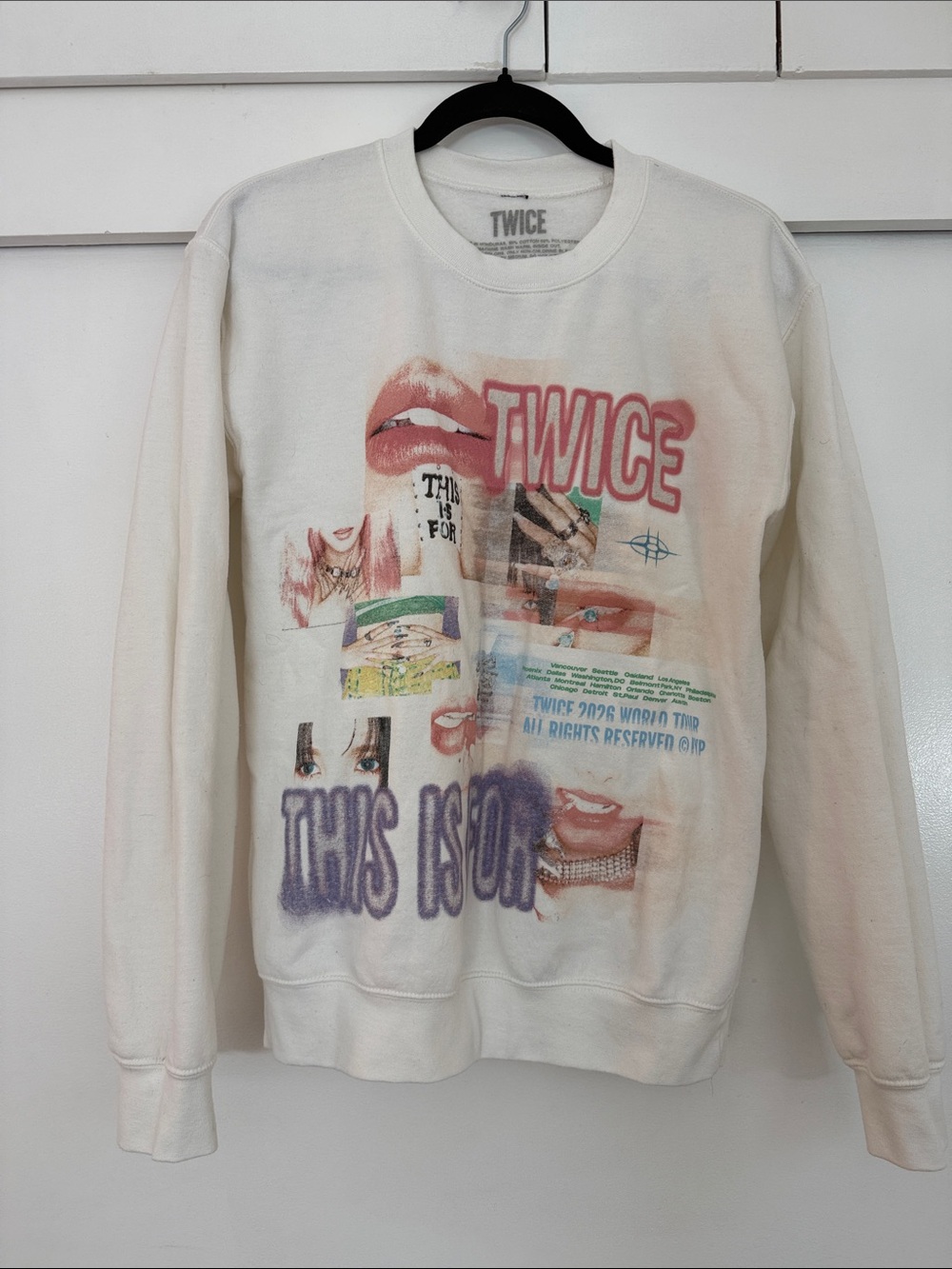 TWICE 2026 World Tour Sweatshirt